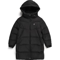 BLACKYAK KIDS 童款基本中長側開扣連帽羽絨外套