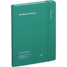 ICONIC 2024 Brilliant週計畫行程計劃日記本, 1個, 05 翡翠綠