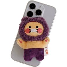 KAKAO FRIENDS 春植毛絨玩偶手機氣囊支架, 地瓜造型, 1個