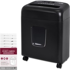 Hyundai Office Paper Friend 抽屜式文件碎紙機 小型 15L + 潤滑油紙, PK-830X, 黑色