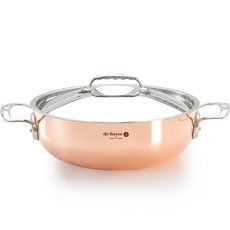 de Buyer 畢耶 Prima Matera銅製雙耳火鍋湯鍋, 1個, 28cm