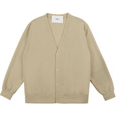 로댄티 남성용 골지 니트 무지 데일리 긴팔 가디건