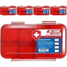 Moncross 分區工具箱 MC-156WB, 紅色的