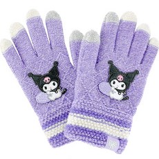 三麗鷗兒童款庫洛米雙線針織手套 MGHKG30124