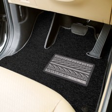 MOTLINER 汽車Max線圈腳墊 擴展型 1+2+3排+下沉式後車廂 全套, 黑色, KA4 Carnival 7人座