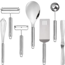 MUDITA Ribbon J 不鏽鋼迷你烹飪工具, 單一顏色, 7件組, 1套