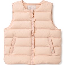 Perimitz 女童款荷葉邊背心輕量羽絨 P2345V080