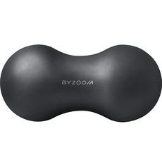 BYZOOM FITNESS 乳膠雙球按摩球, M88520, 1個, 黑色