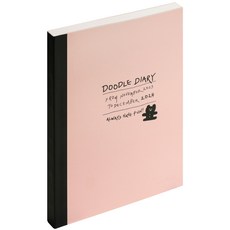 Iconic 塗鴉圖案週記事手帳本, 03 Indi Pink, 1本