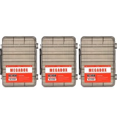 Moncross Eggy Minnow 雙門釣具箱 EG-145B, 黑色, 3個