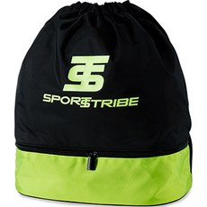 SPORTSTRIBE 男女通用多功能健身包 STBGALGY, 黑色, 1個