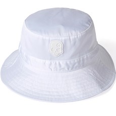 MONSTERG 高爾夫&日常可用衍縫鋪棉漁夫帽 MC22PBB-150, 白色, 1個