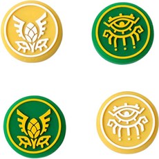 HOHOO 任天堂 Switch 搖桿保護套 鍵帽 薩爾達傳說 王國之淚 眼睛 4件組, 單一商品, 1套