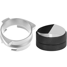 KALDIN Breville 54mm 接粉環 + V型佈粉器套組, 銀色(佈粉器), 1套