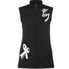 GreenQueen 女款奢華高爾夫全拉鍊針織背心馬甲 GQ3A522W