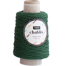 Yarna Chablis針織紗 100g, 113 森林綠, 1捆