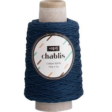 Yarna Chablis針織紗 100g, 121 靛藍, 1捆