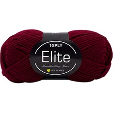 Yarna ELITE fine wool 100 編織線 100g, 1009(酒紅色)