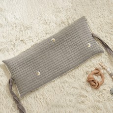 lolbaby 嬰兒防驚嚇安撫枕, 月亮與星星 灰色