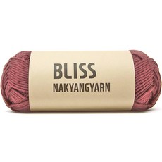 Knitt Bliss 編織線 50g, 315 磚紅色, 1個