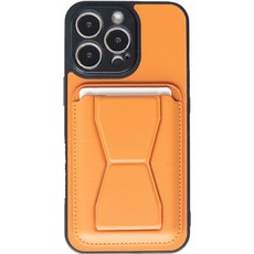 iRUDA 핑거 스트랩 일체형 카드 지갑 포켓 휴대폰 케이스