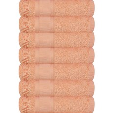 松月毛巾 SHABOREN Sense 洗臉毛巾 140g 30支 精梳棉, 桃色, 7個