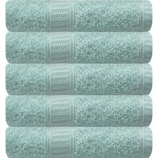 Songwol 松月 毛巾 Arnaldo Bassini Merte 洗臉毛巾 120g 20支棉紗, 薄荷綠, 5個