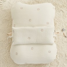 lolbaby 嬰兒防驚嚇安撫枕, 白狼