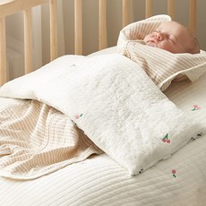 lolbaby 嬰兒防驚嚇安撫枕, 櫻桃 白色