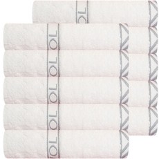 松月毛巾 Ari 洗臉巾 140g 30支精梳棉, 白色, 10個