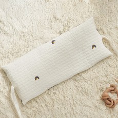 lolbaby 嬰兒防驚嚇安撫枕, 月亮與星星 白色