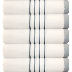 Songwol 松月 Countess Mara Polmi 洗臉毛巾 150g 30支棉紗, 5個, 白色