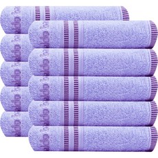 松月毛巾 AB Chloe 洗臉毛巾 110g 棉紗, 紫色, 10個