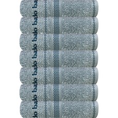 arnaldo bassini 松月毛巾 Fullu 洗臉毛巾 120g 20支棉紗, 7個, 灰色