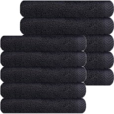 松月毛巾 Charmant32 薄款毛巾 90g 30支 精梳棉, 深灰色, 10個