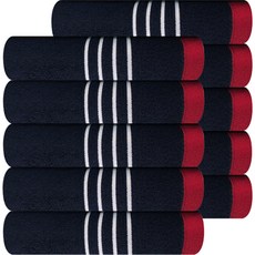 송월타올 CM 폴미 세면타월 150g 30수 면사, 네이비, 10개