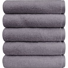 Songwol 松月 Villa 飯店毛巾 150g 30支棉紗, 灰色, 5個