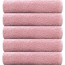 Songwol 松月 飯店專用40支棉毛巾 180g, 粉紅色, 5條