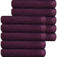 Songwol 松月 Charmant 32 毛巾 90g 30支 精梳棉, 酒紅色, 10個