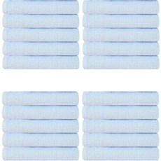 Songwol 松月 Daily 32 毛巾 55g 20支棉紗, 天空藍, 20個