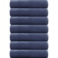 Songwol 松月 Raffine 毛巾 180g 40支 精梳棉, 深藍色, 7個