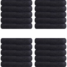 송월타월 샤르망 32 수건 90g 30수 코마사, 다크그레이, 20개