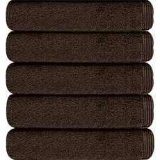 Songwol 松月 Homme 毛巾 190g 30支精梳棉, 深棕色, 5個
