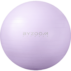 BYZOOM FITNESS 防爆瑜珈皮拉提斯孕婦伸展核心運動平衡健身球, 紫色