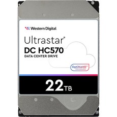 Western Digital 威騰 Ultrastar HDD DC HC570 AS, US7SAT220, 22TB