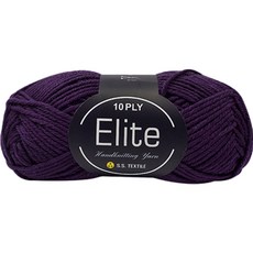 Yarna Elite wool 毛線 100g, 1021 深紫色