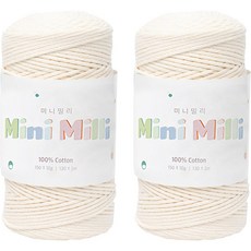 Yarna Mini Milli針織毛線球, 703 米色