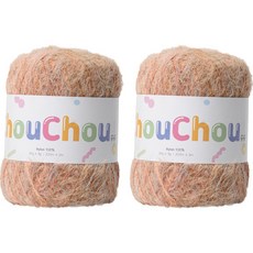 Yarna ChouChou尼龍編織線, 305 Beige Mix, 2個
