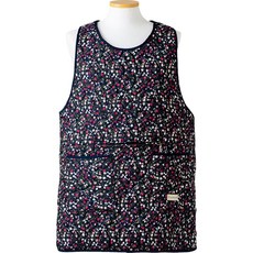 Rosa Home 小碎花絎縫刷毛圍裙 L, 深藍色, 1個