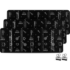 KKALKKEUMDAEJANG 廚房防油擋板 3入+夾子 2入組, 1組